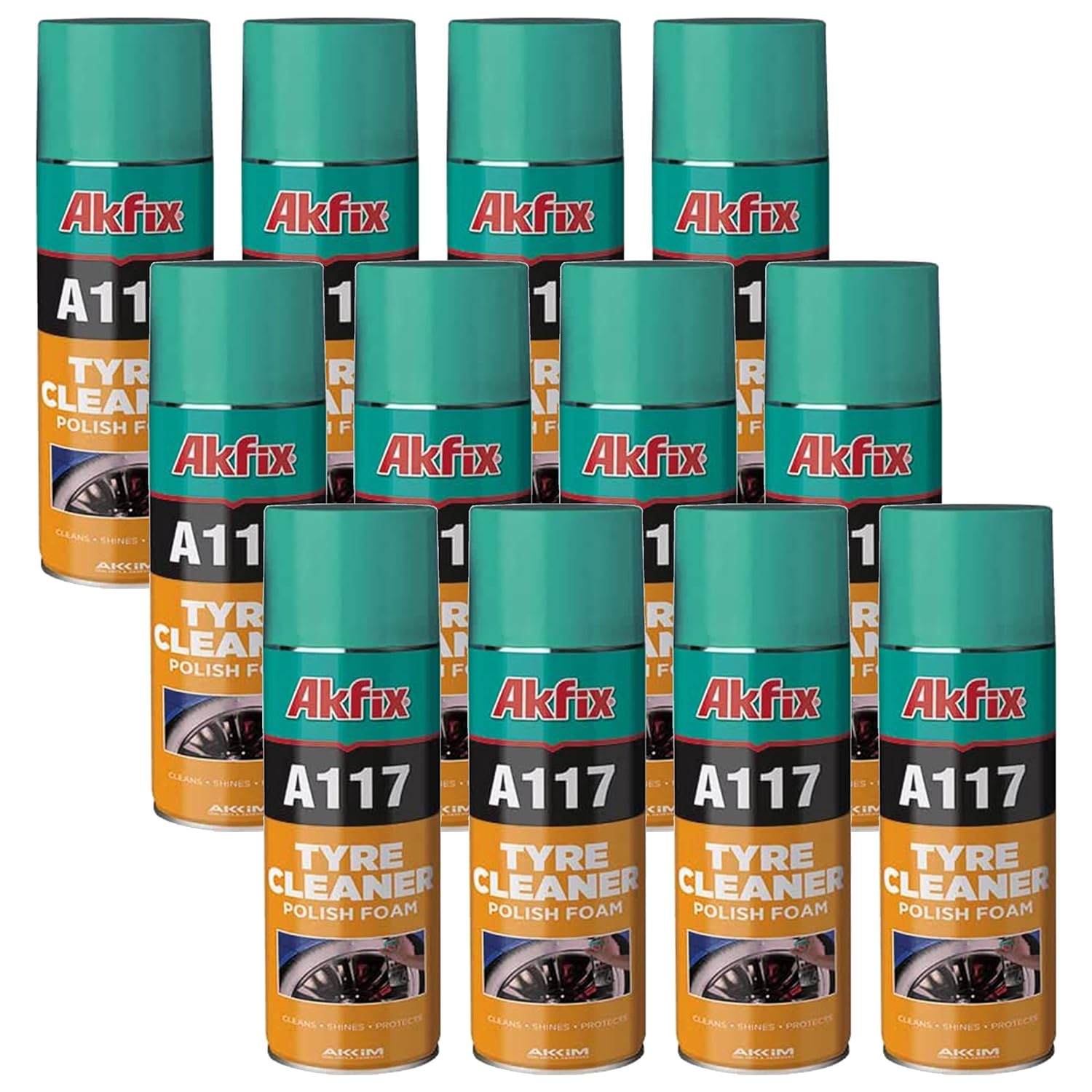 A117 Tyre Cleaner & Polish Foam