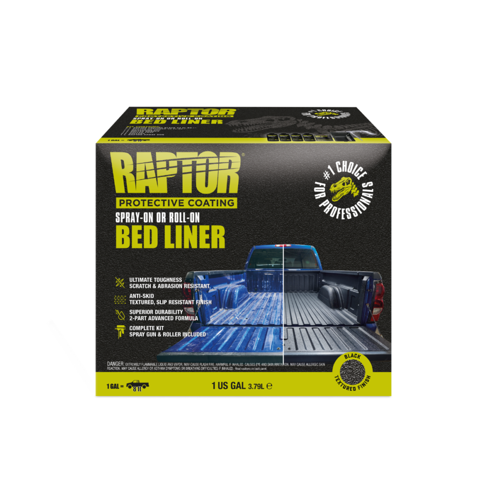 Raptor Bedliner Kit Black and Tintable
